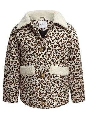 NWT Jessica Simpson Toddler Puffer Coat with Sherpa Collar (2T)